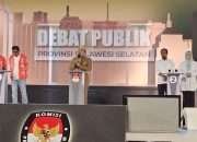 Catatan Body Language Kandidat di Awal Debat Perdana Pilgub Sulsel