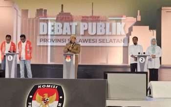 Debat Perdana Pilgub Sulsel, Senin (28/10/2024)